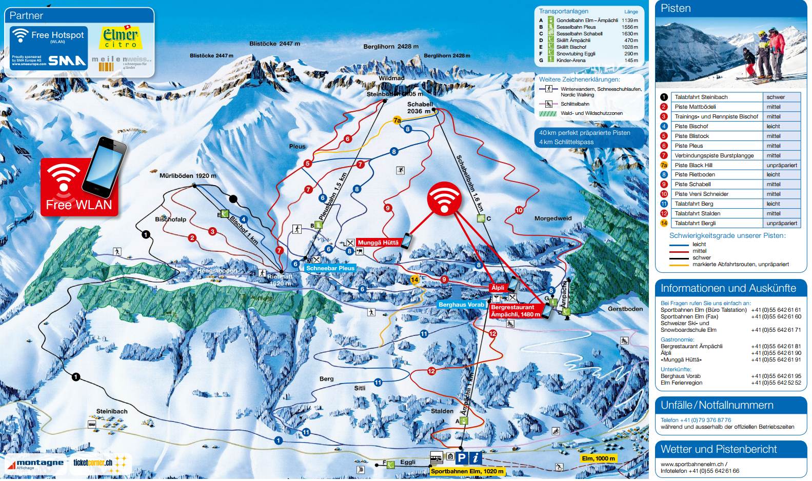 ski mapa Elm