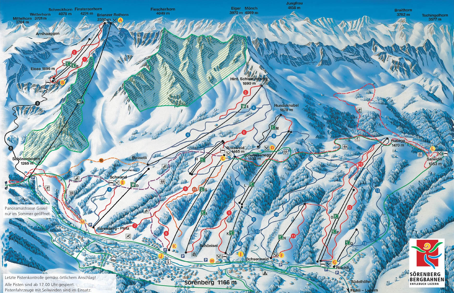 ski mapa Sörenberg